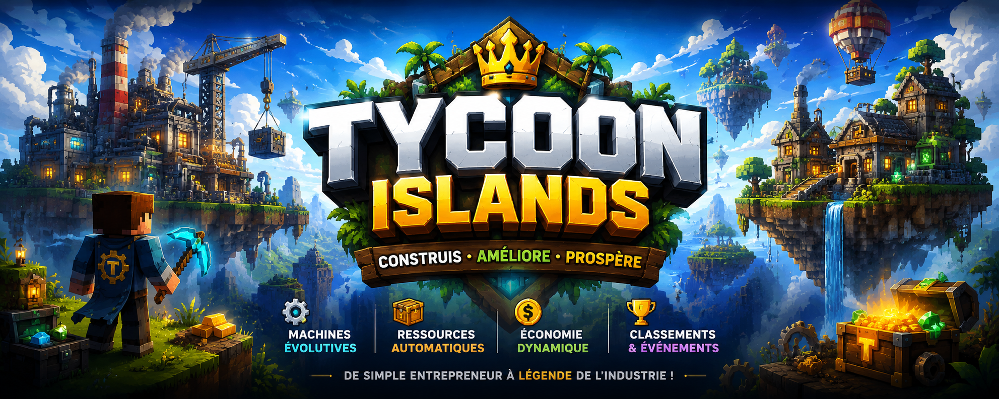 Bannière Tycoon Islands