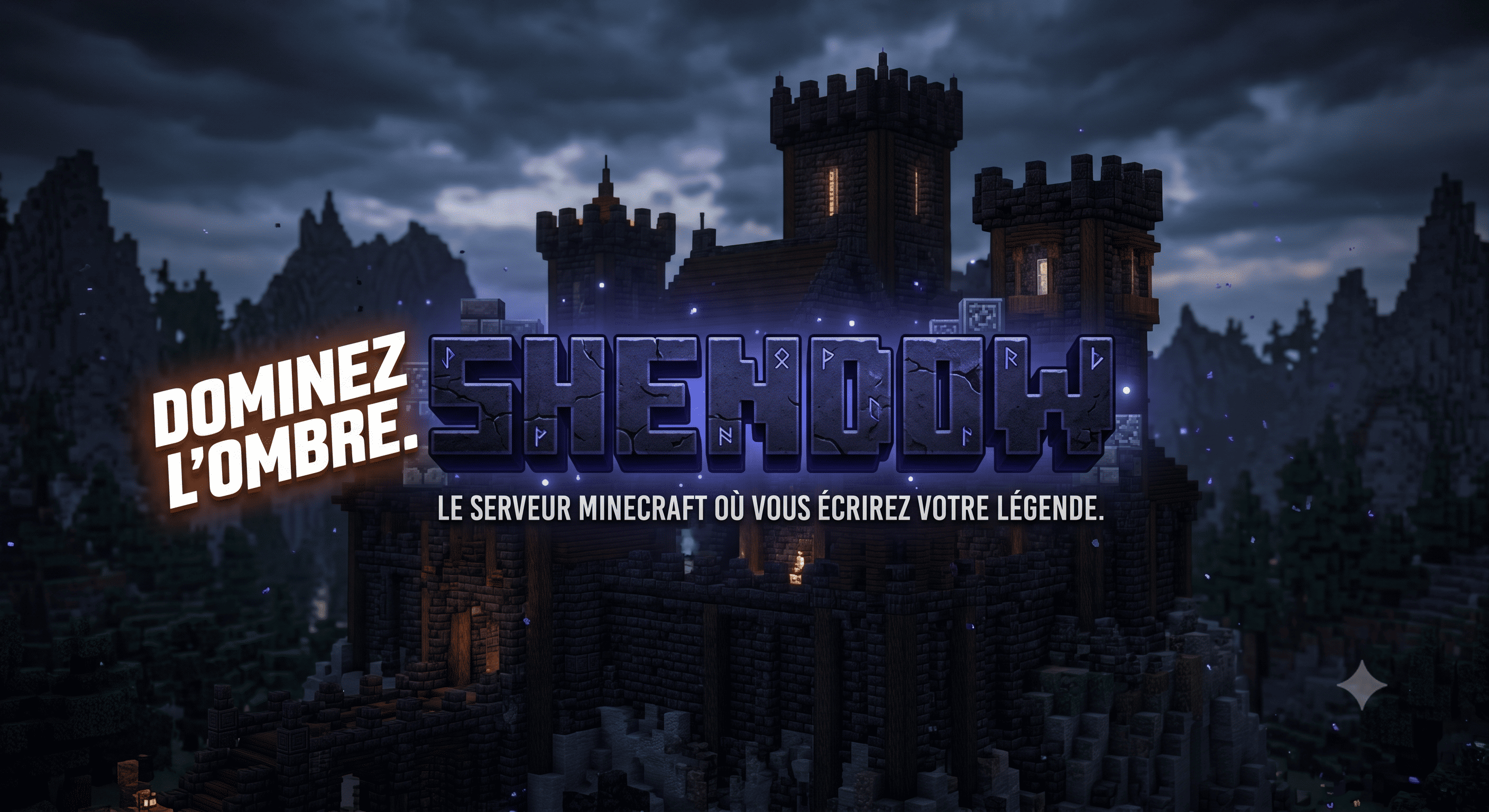 Bannière Minecraft Communautaire Shendow FR